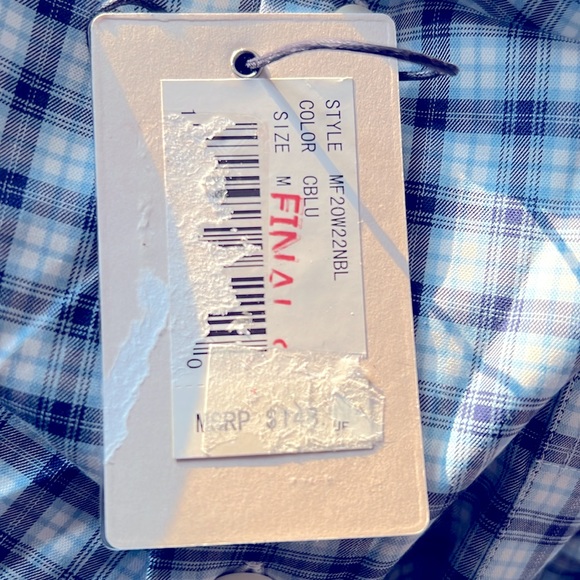 Peter Millar Crown Soft Cotton Silk Sport Shirt in Blue, Size M, New w/Tag $148 - Picture 8 of 9